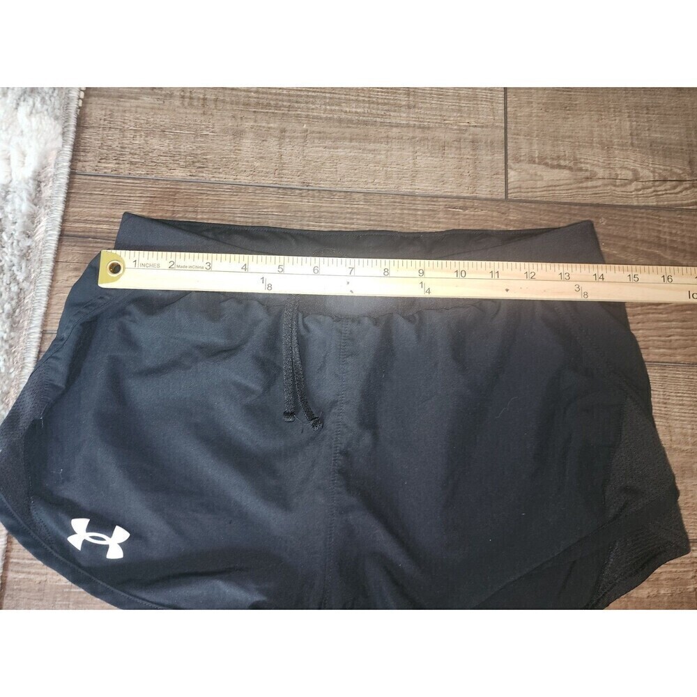 Under Armour Black Girl Shorts Size YLG youth Large - Picture 3 of 5